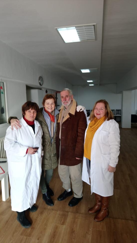 Vianočný obed s bezdomovcami v Piešťanoch