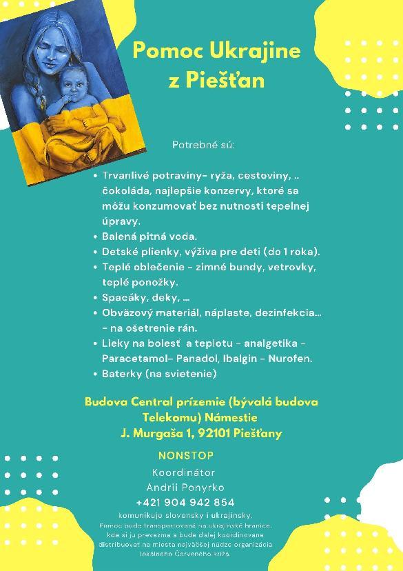 Veľké poďakovanie celému spoločenstvu SKA od našich priateľov z Ukrajiny.